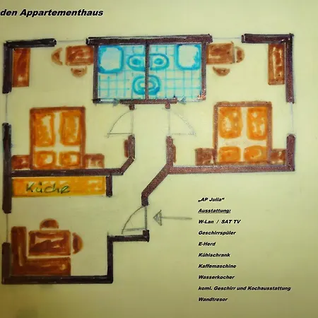 Semesterbostad Appartementhaus Bergfrieden